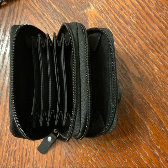 Men’s RFID Safe Double Zipper 8 Pocket 5 Card Slot Genuine Leather Wallet! - Picture 16 of 16